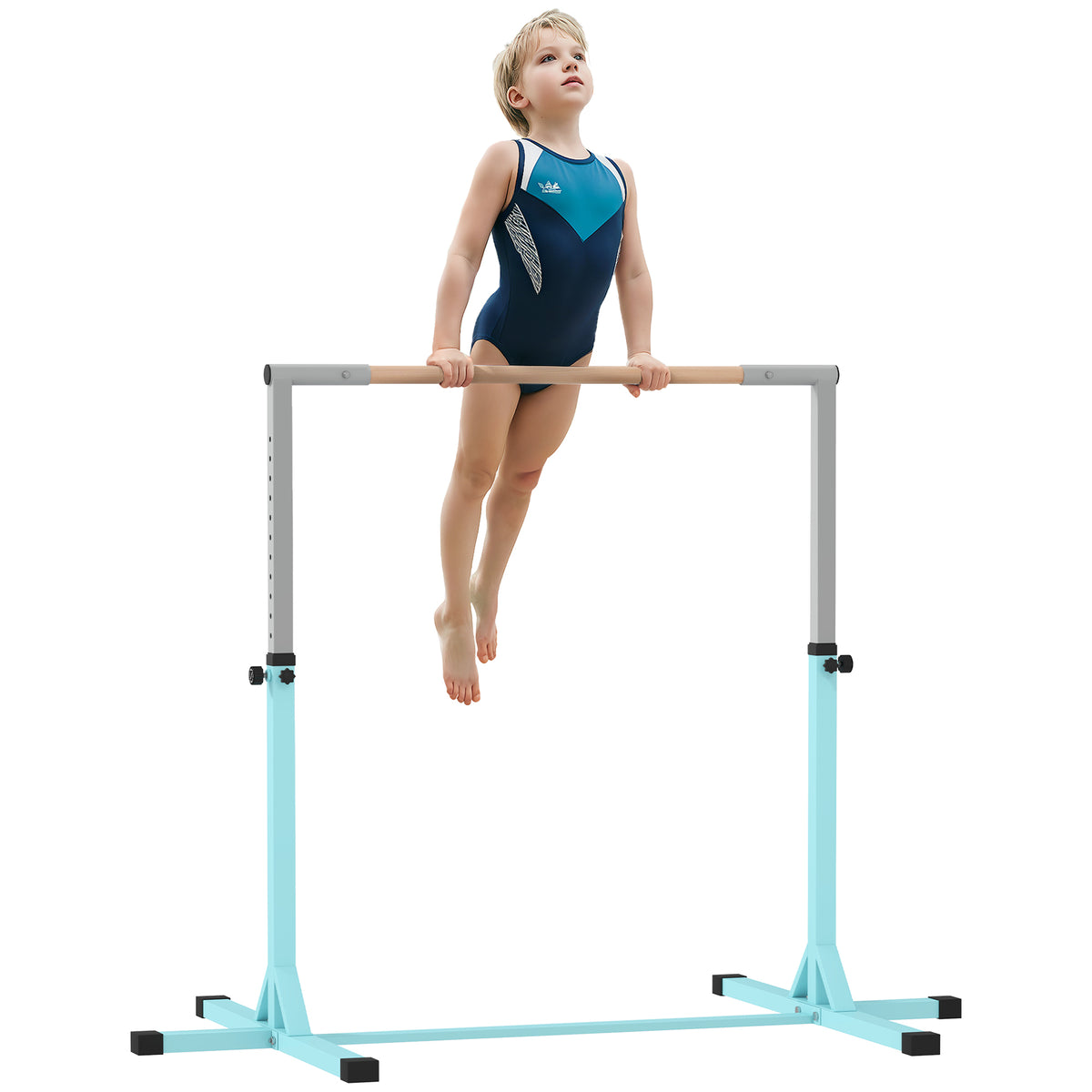 cortex-london-windsor-adjustable-kids-gymnastics-horizontal-bar-light-blue-steel-beech-wood