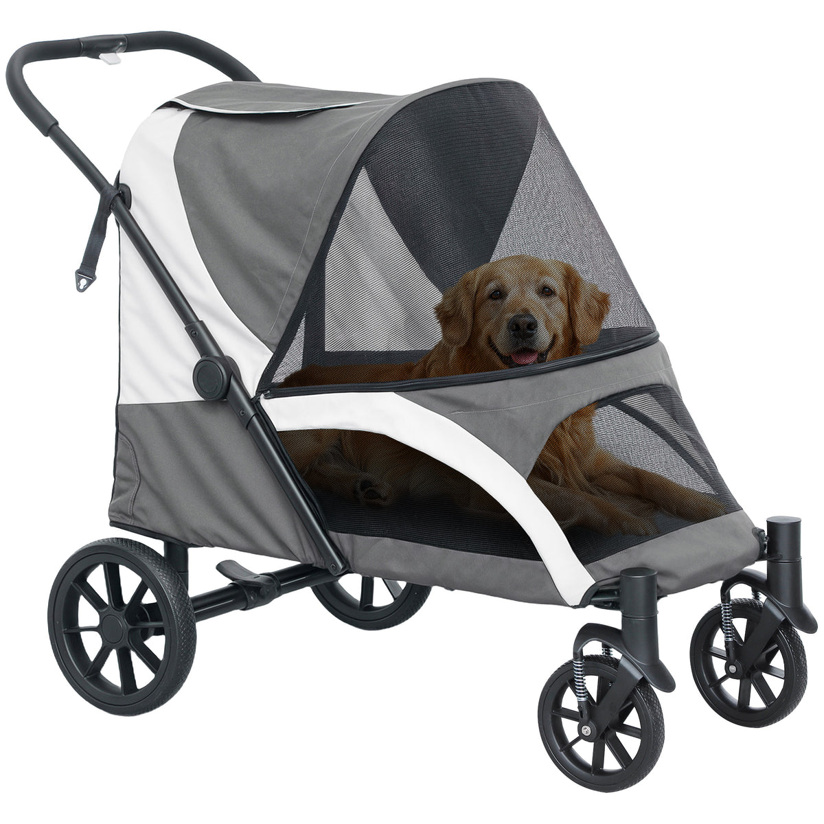 cortex-london-windsor-large-dog-pet-stroller-black