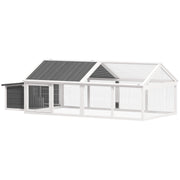 cortex-london-windsor-wooden-chicken-run-nesting-box-white