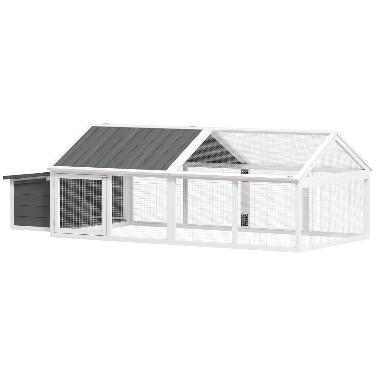 cortex-london-windsor-wooden-chicken-run-nesting-box-white