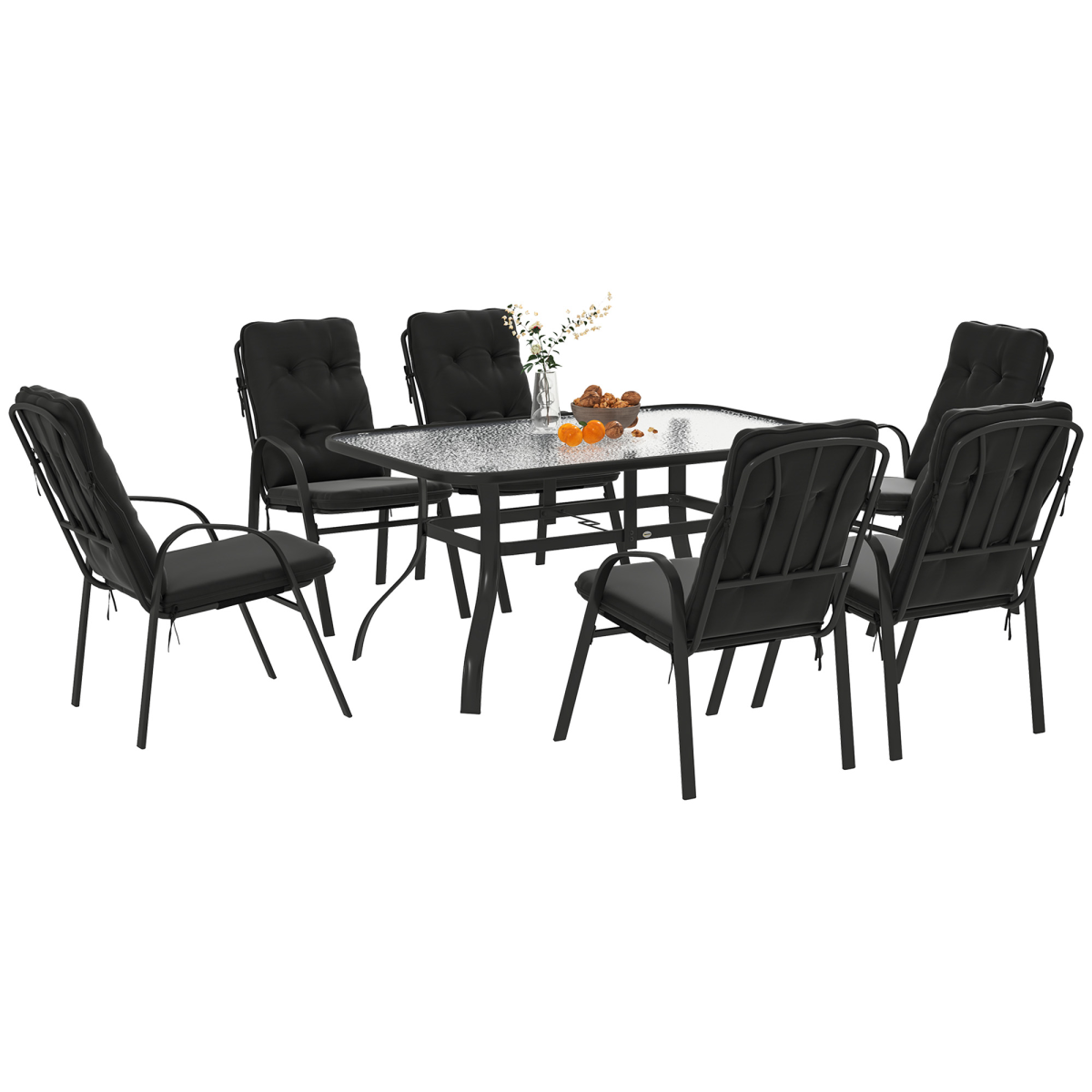 cortex-london-windsor-five-piece-garden-dining-set-glass-table-black