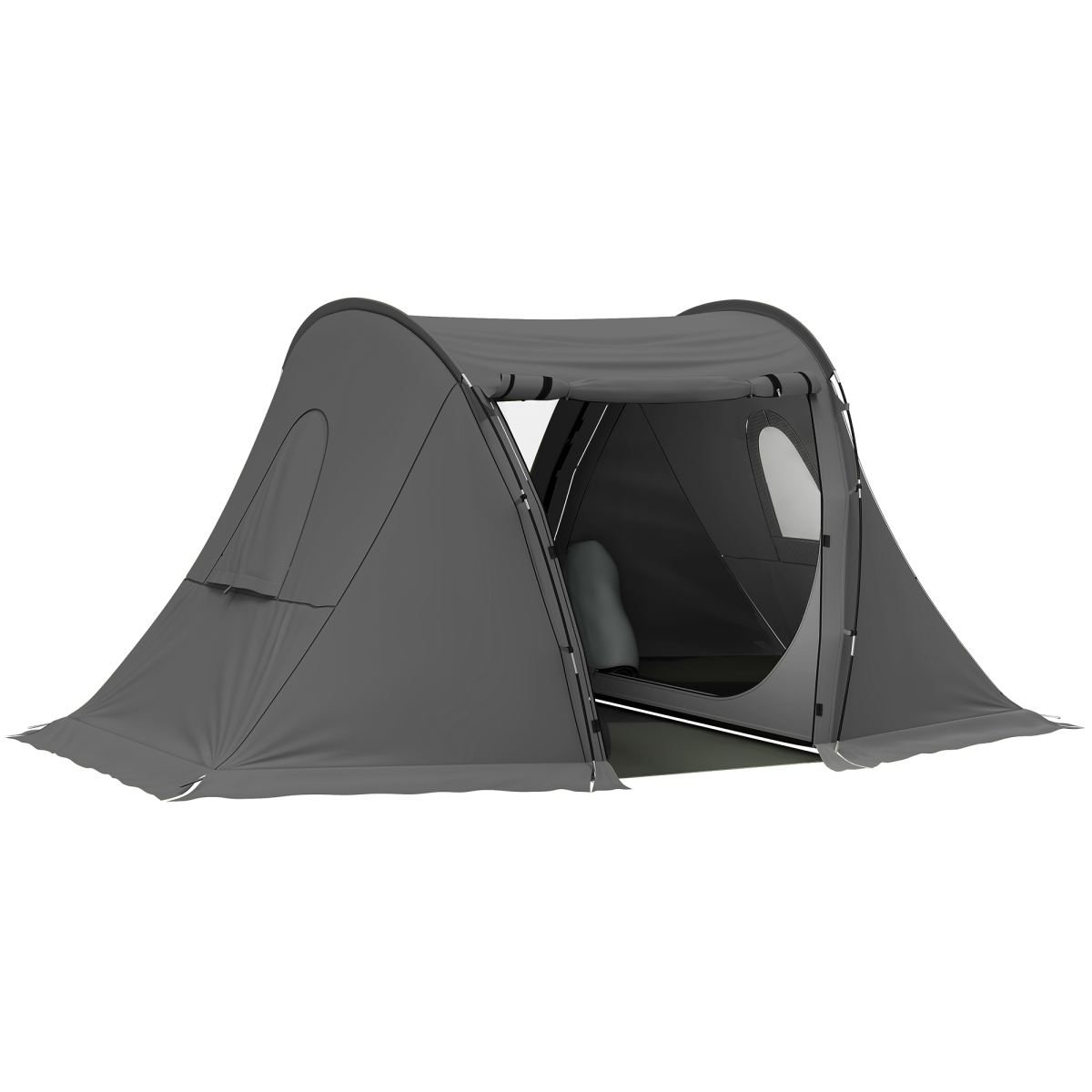 cortex-london-canterbury-three-man-camping-tent-two-bedrooms-3000mm-waterproof-drak-grey