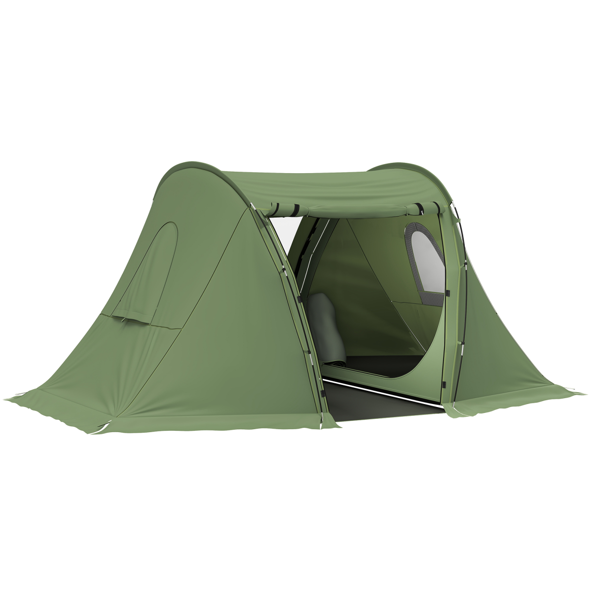 cortex-london-canterbury-three-man-camping-tent-two-bedrooms-3000mm-waterproof-drak-grey