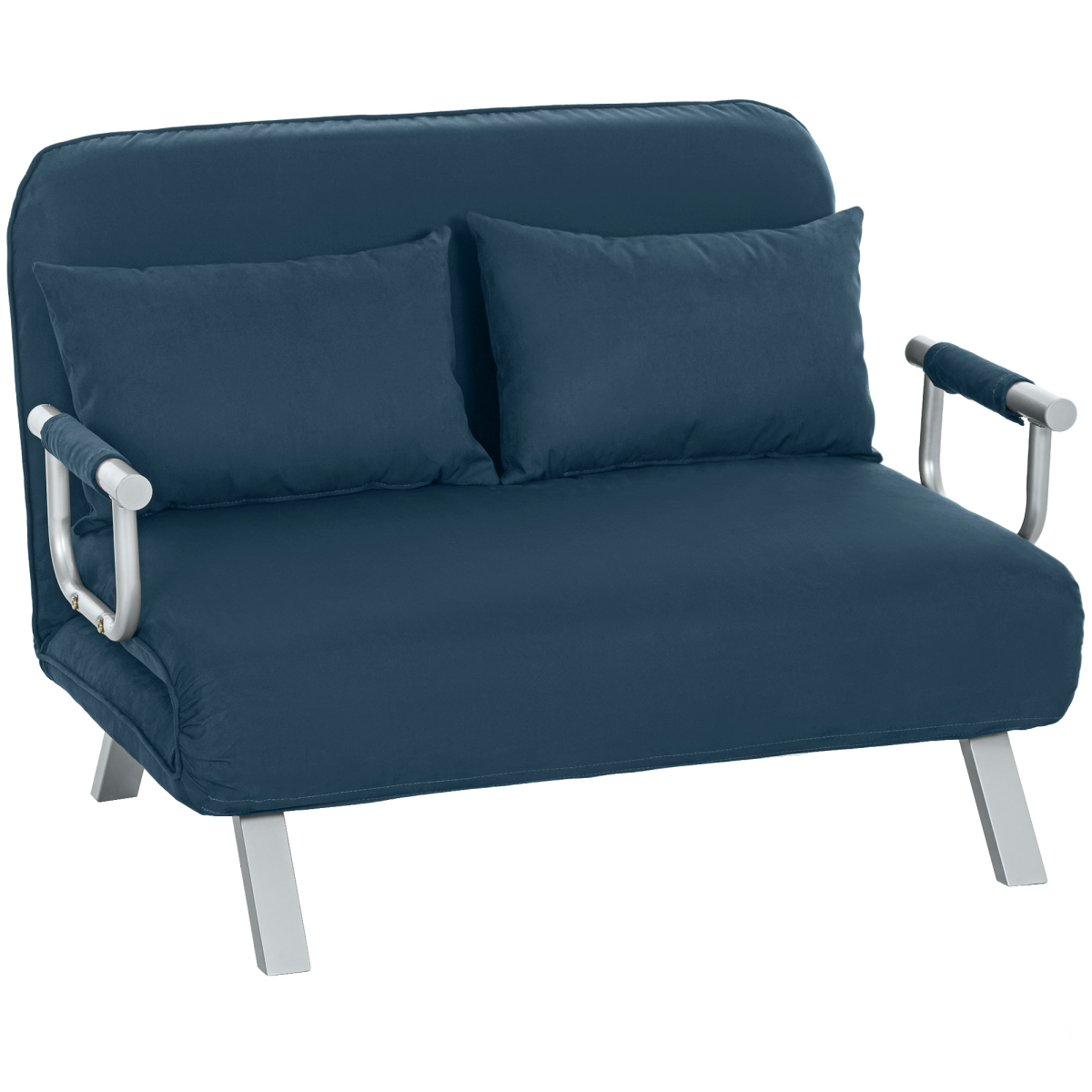 cortex-london-kensington-charcoal-grey-faux-suede-two-seater-sofa-bed