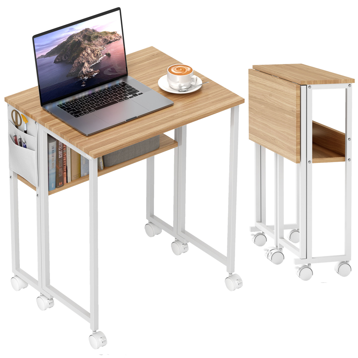 cortex-london-windsor-foldable-computer-desk-on-wheels-rustic-brown-black