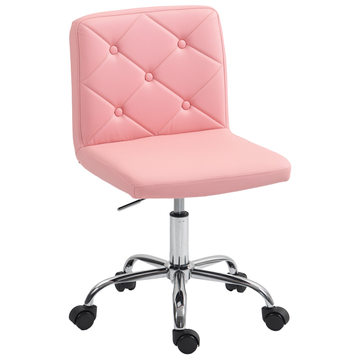 cortex-london-windsor-pink-tufted-vanity-desk-chair-with-rolling-pu-wheels