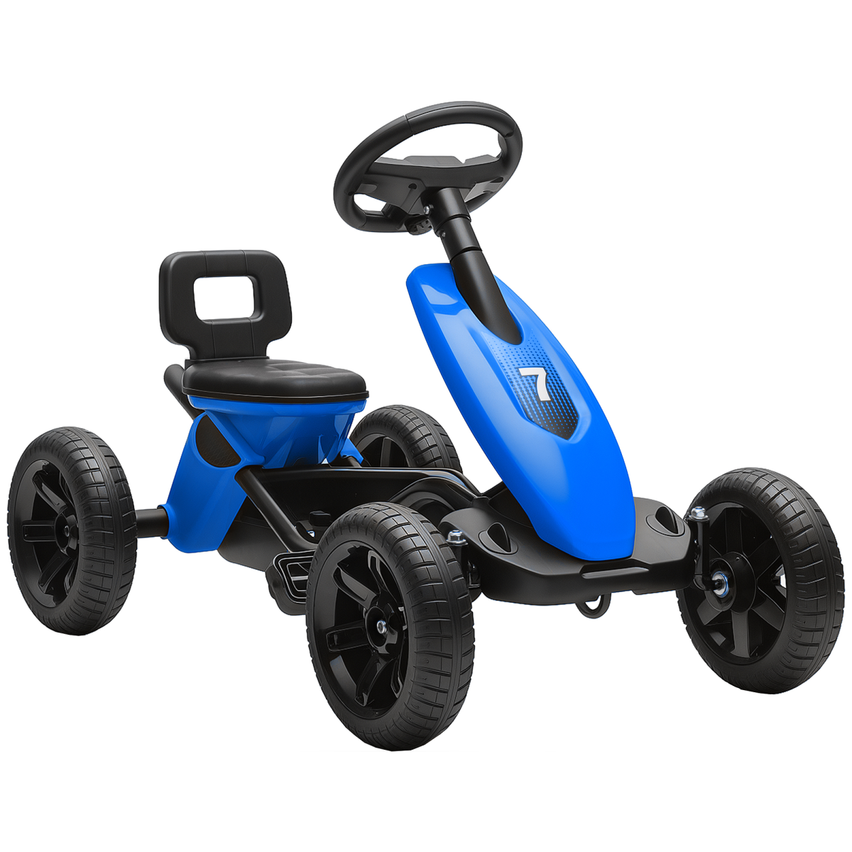 cortex-london-windsor-kids-pedal-go-kart-blue-eva-wheels-metal-frame