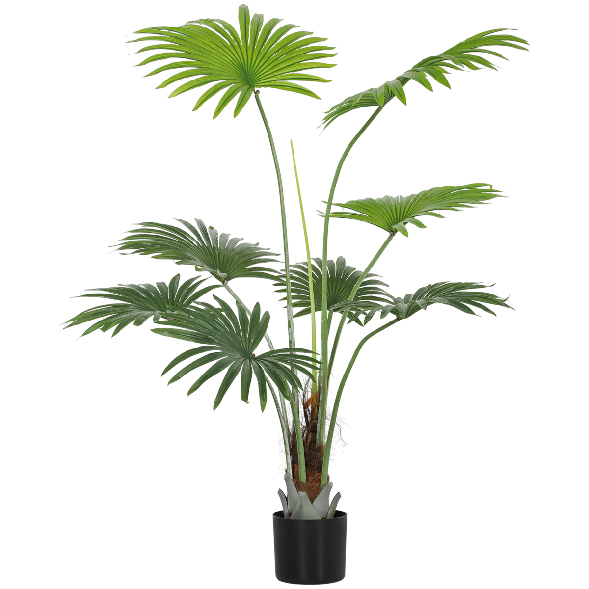 cortex-london-windsor-artificial-palm-tree-145cm-green-peva-leaves-coconut-coir