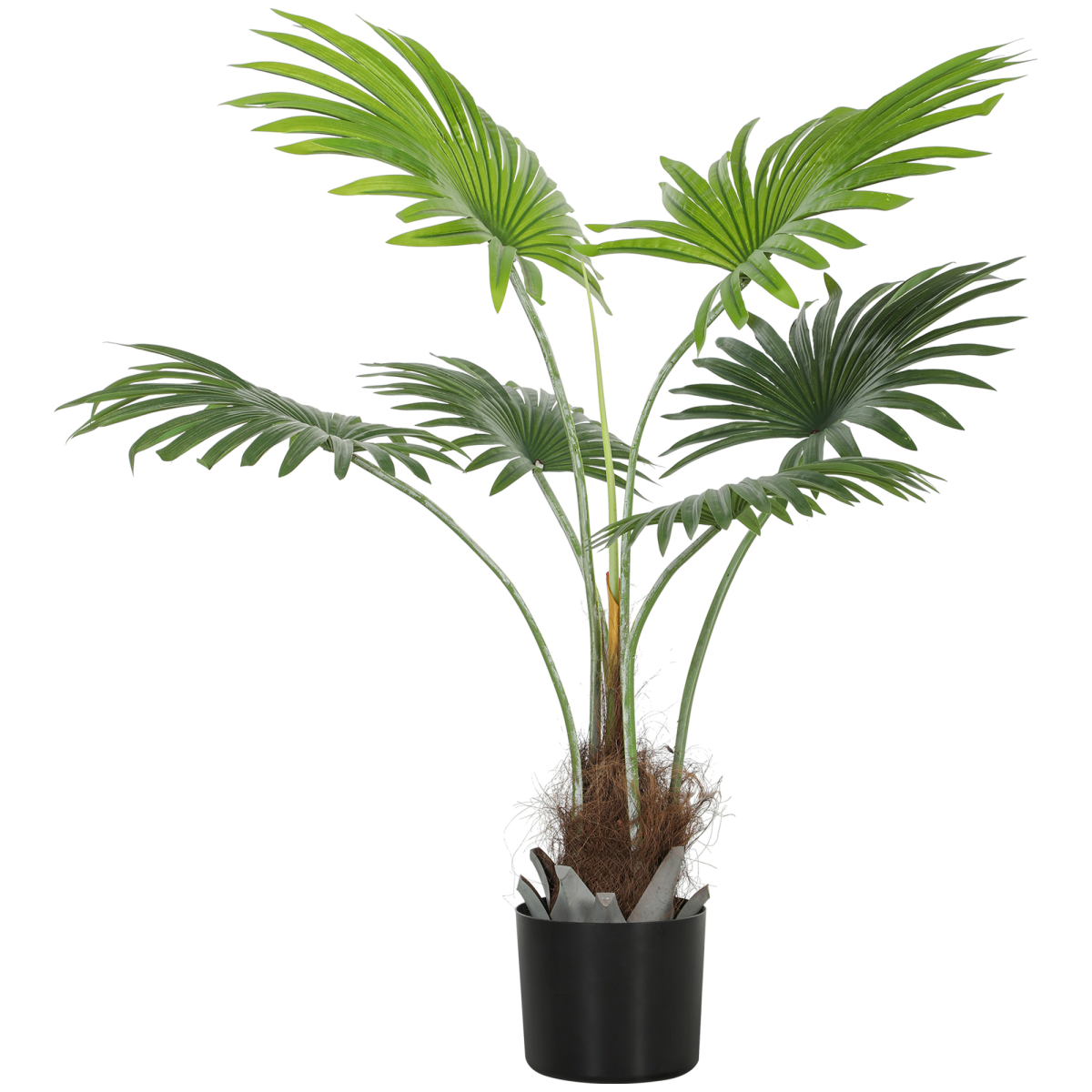 cortex-london-windsor-artificial-palm-tree-145cm-green-peva-leaves-coconut-coir