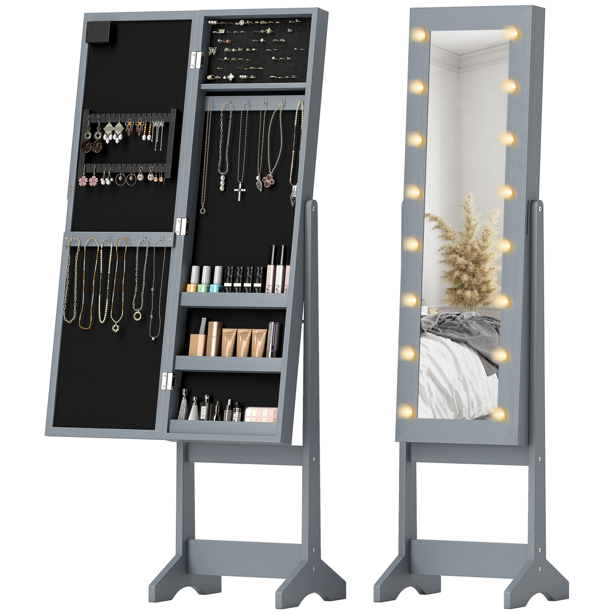 cortex-london-windsor-led-mirrored-jewellery-cabinet-dark-brown