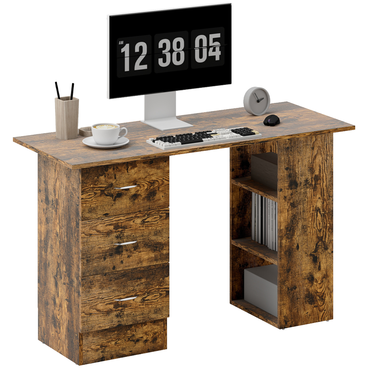 cortex-london-york-grey-mdf-computer-desk-with-drawers-and-shelves
