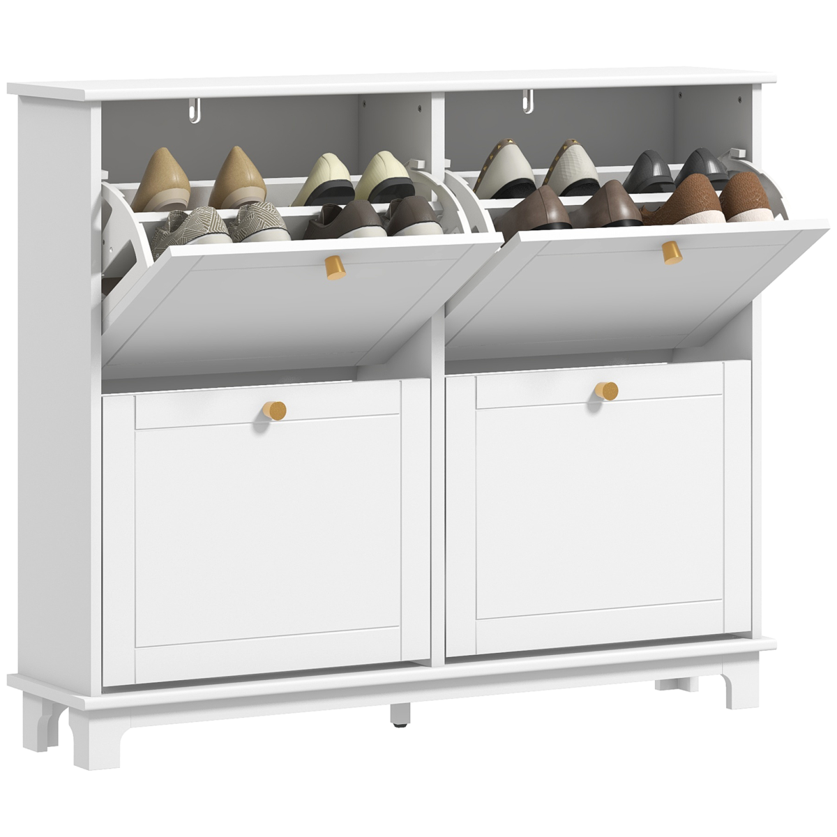 cortex-london-windsor-black-narrow-shoe-cabinet-four-flip-drawers