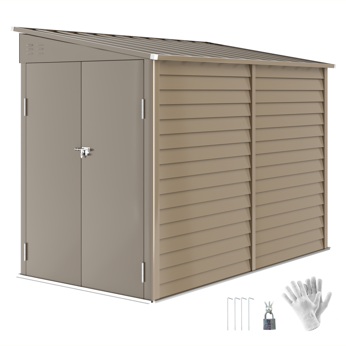 cortex-london-york-galvanised-steel-garden-shed-5-x-9ft-brown