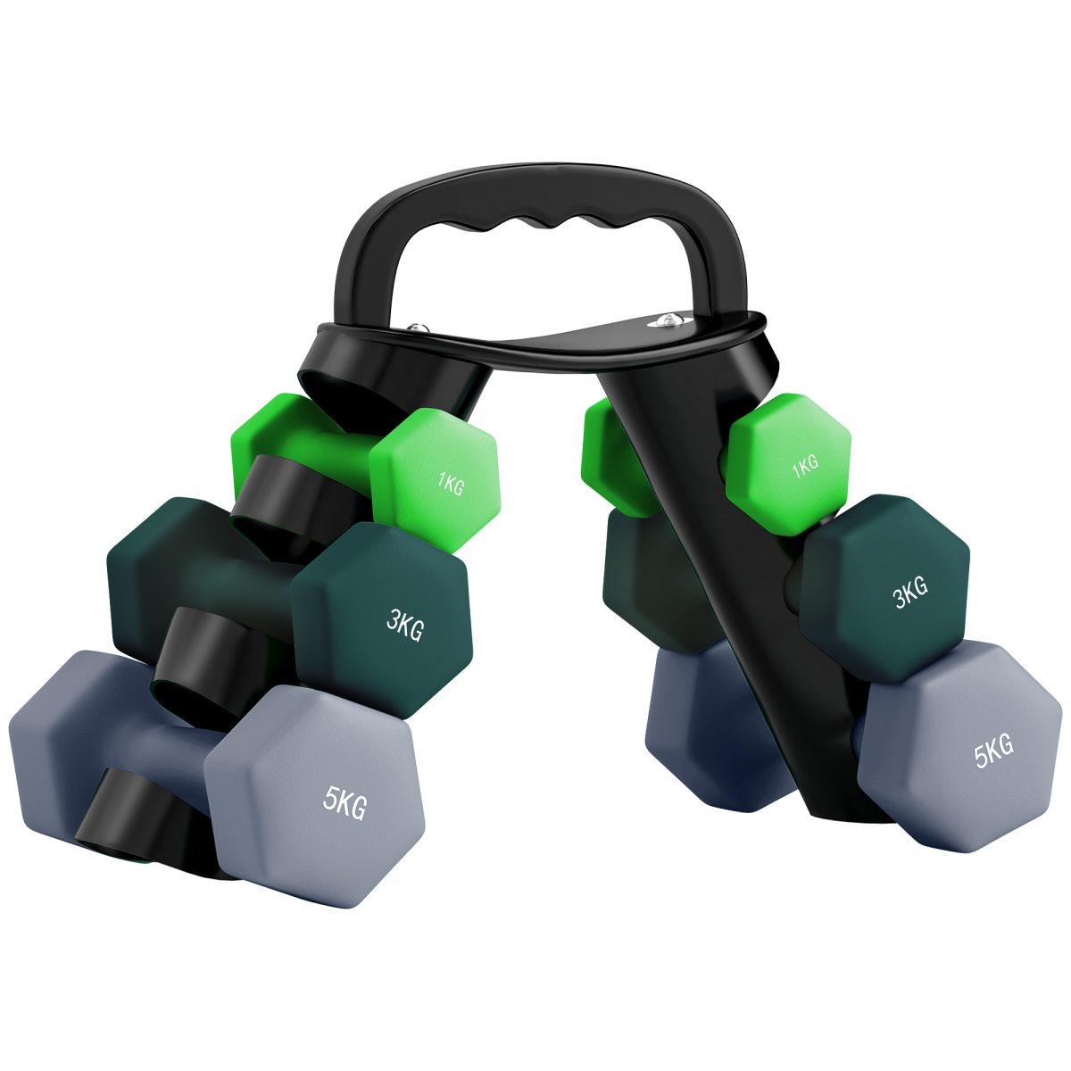 cortex-london-windsor-dumbbell-set-storage-rack-1kg-3kg-5kg-light-green-turquoise-grey