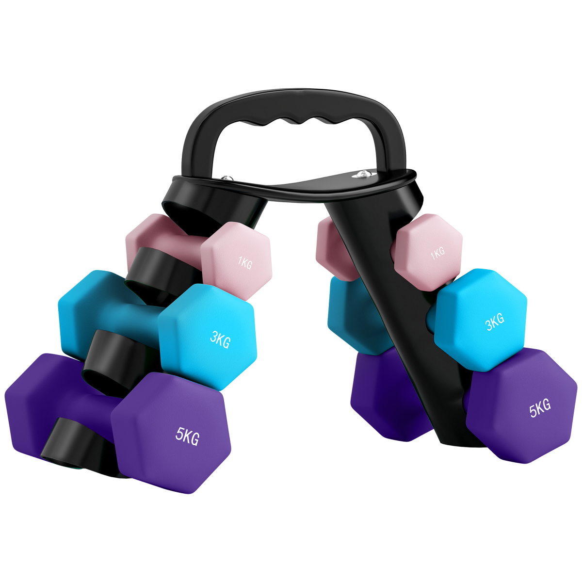 cortex-london-windsor-dumbbell-set-storage-rack-1kg-3kg-5kg-light-green-turquoise-grey