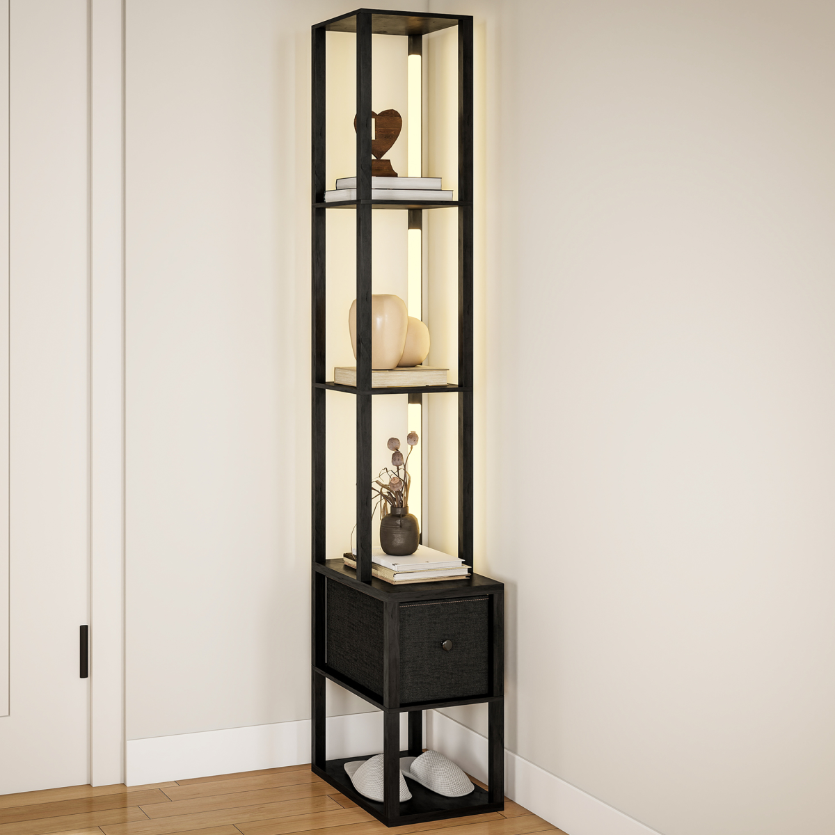cortex-london-windsor-oak-led-floor-lamp-with-shelves-and-fabric-drawer