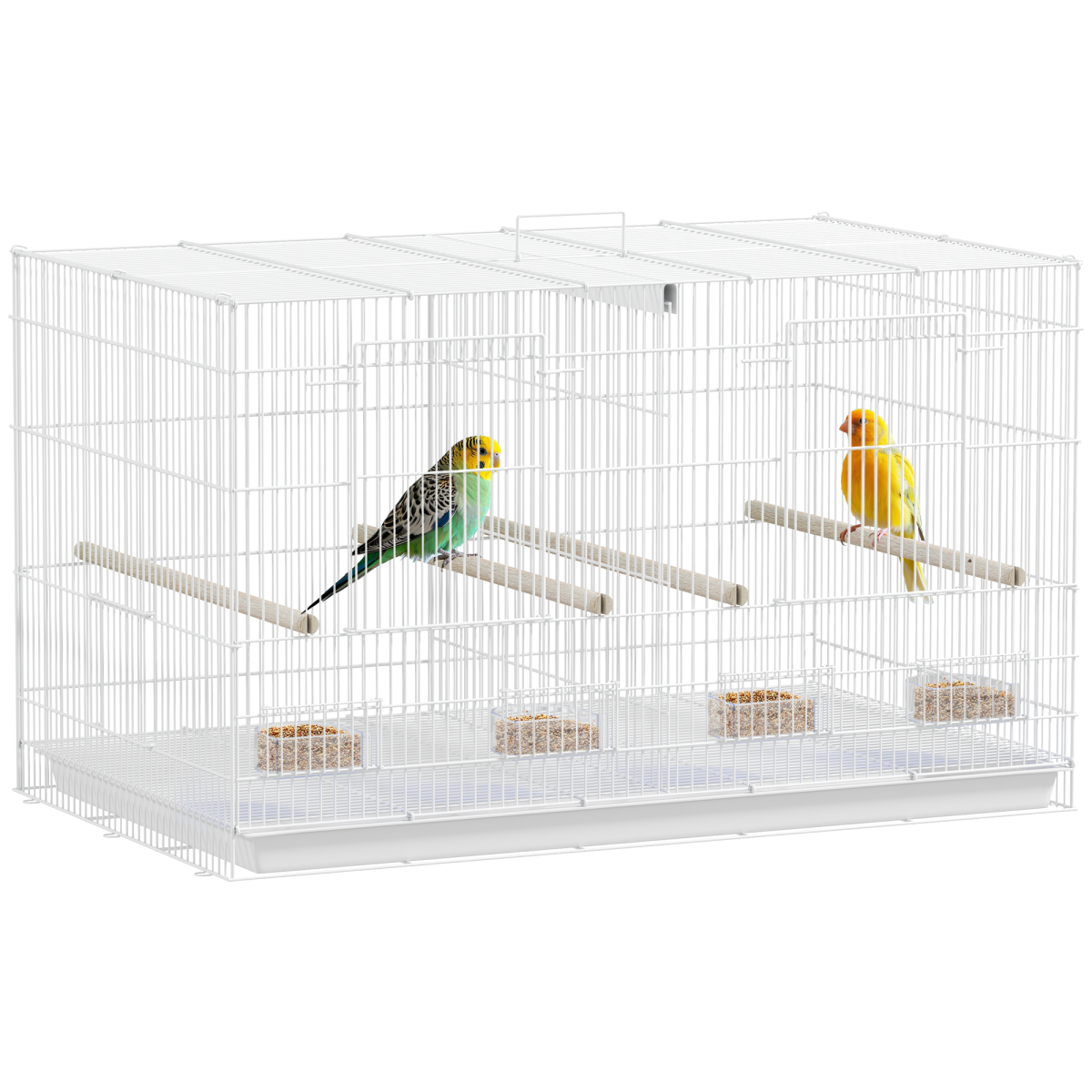 cortex-london-york-pawhut-white-bird-cage-divider-four-wooden-perches-slide-out-tray