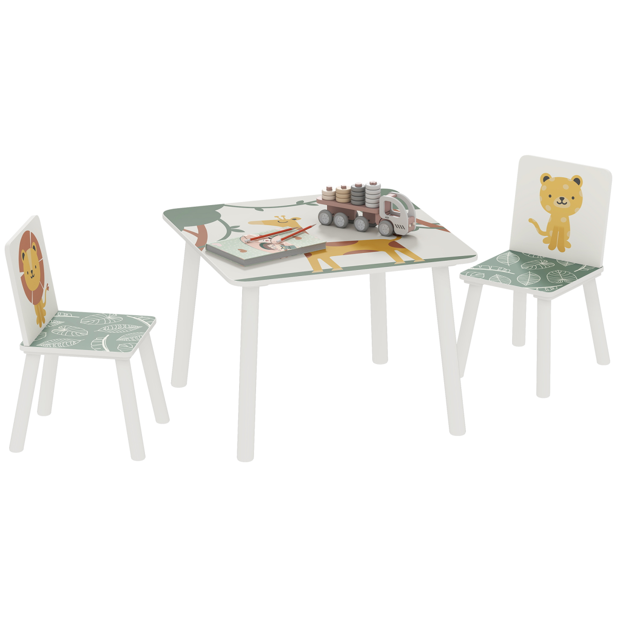 cortex-london-windsor-kids-green-table-with-two-chairs-set