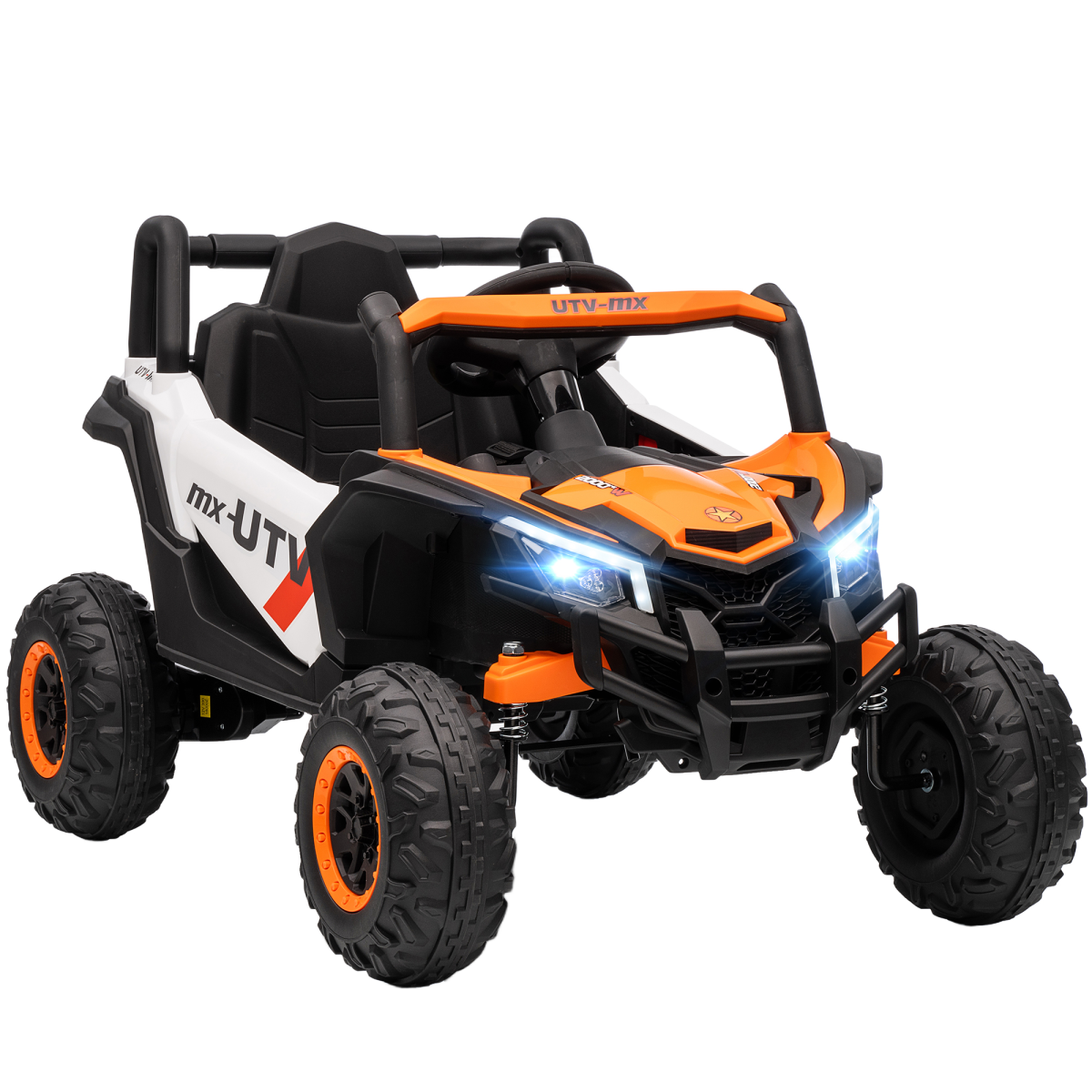 cortex-london-windsor-orange-kids-electric-utv-car-remote-control