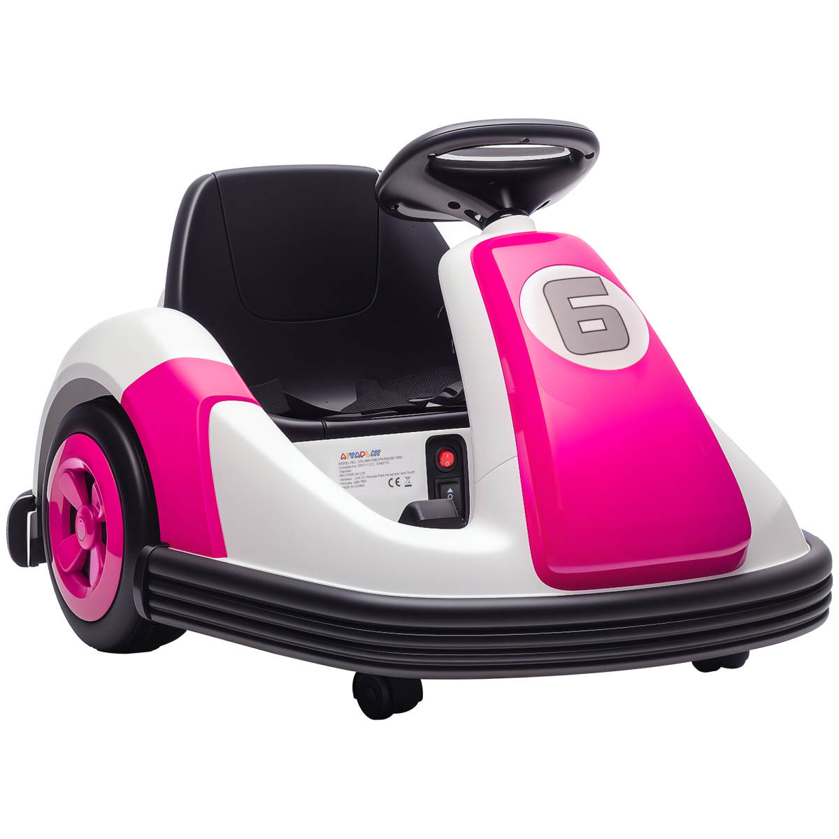 cortex-london-windsor-kids-bumper-car-360-spin-blue