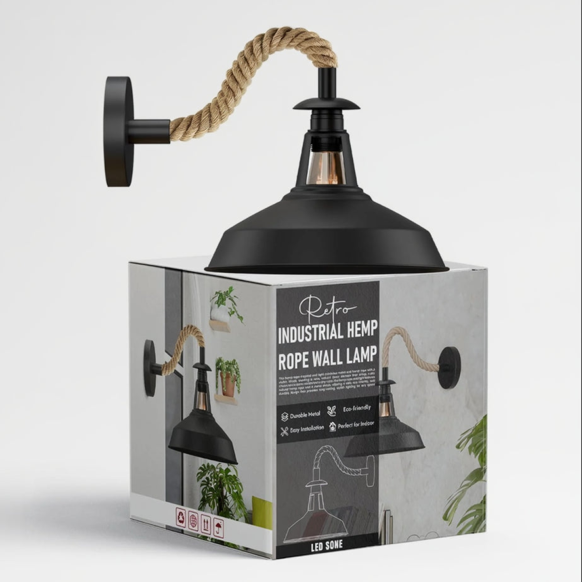 cortex-london-york-black-industrial-rope-wall-light-30cm-barn-slotted-shade-e27