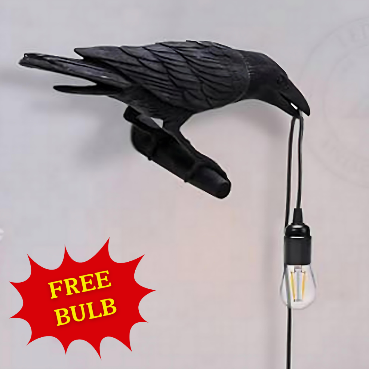 cortex-london-edwin-black-resin-crow-e27-led-lamp