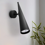 cortex-london-york-black-gu10-adjustable-cone-wall-light