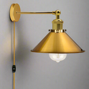 cortex-london-windsor-vintage-metal-plug-in-wall-sconce-light-adjustable-cone-shade-e27-dimmer-switch