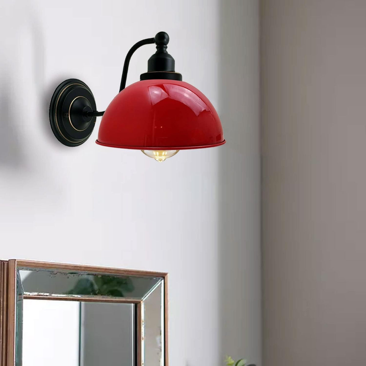 cortex-london-kensington-vintage-industrial-dome-wall-light-metal-e27