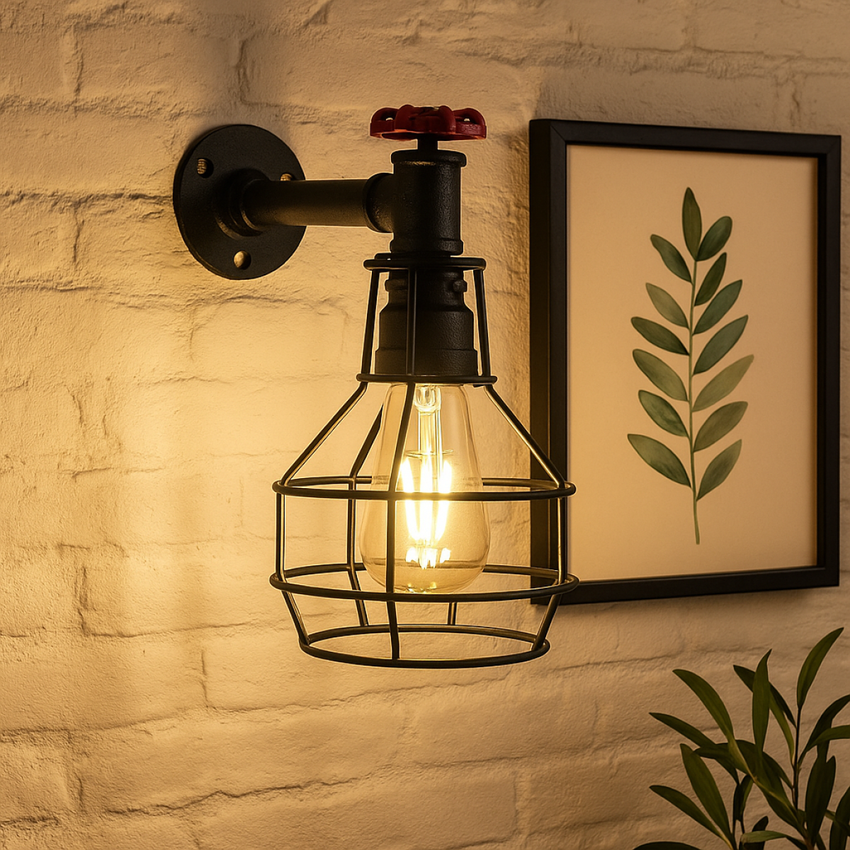 cortex-london-camden-black-industrial-pipe-cage-wall-light-e27