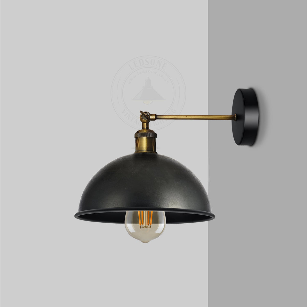 cortex-london-kensington-modern-metal-dome-wall-light-sconce