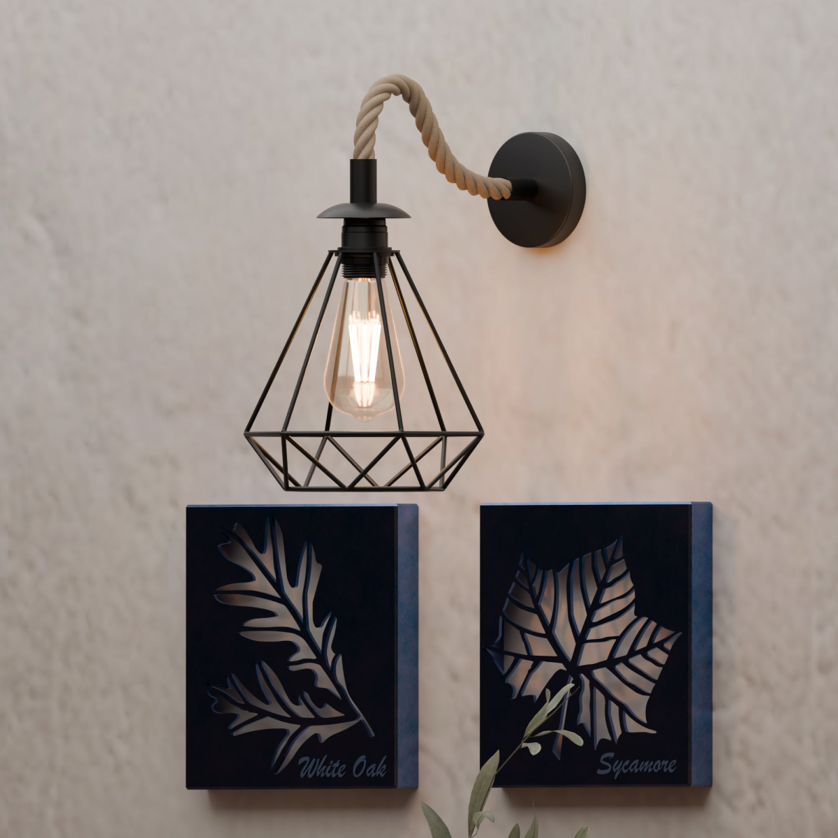 cortex-london-york-vintage-hemp-rope-20cm-diamond-cage-metal-e27-wall-lamp