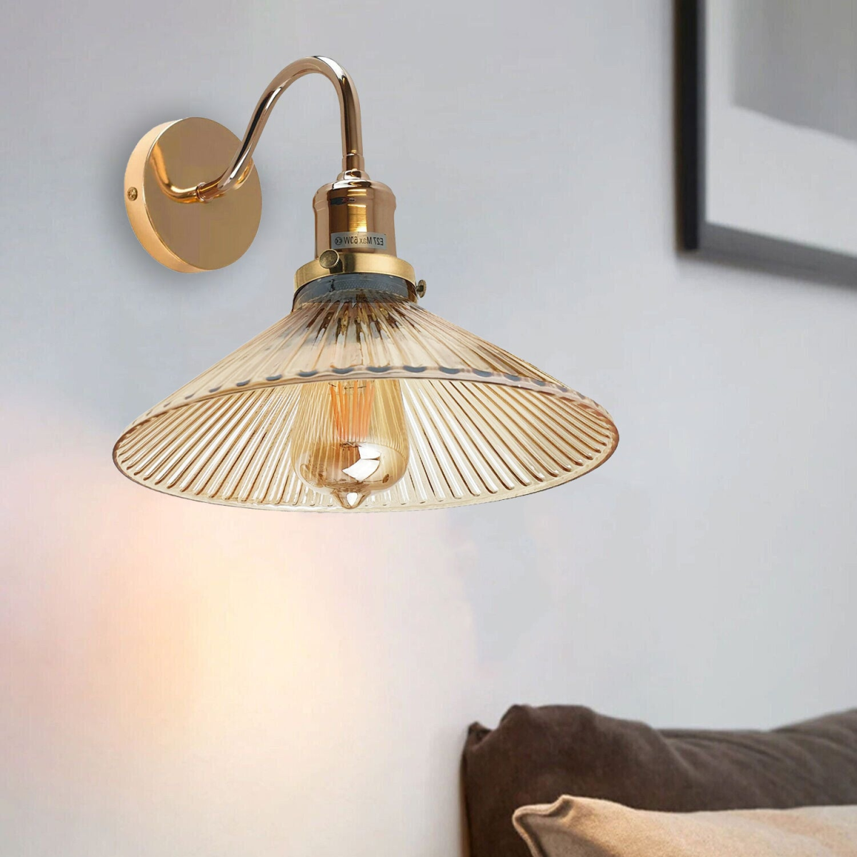 cortex-london-york-vintage-indoor-glass-wall-light-shade-e27-amber-french-gold