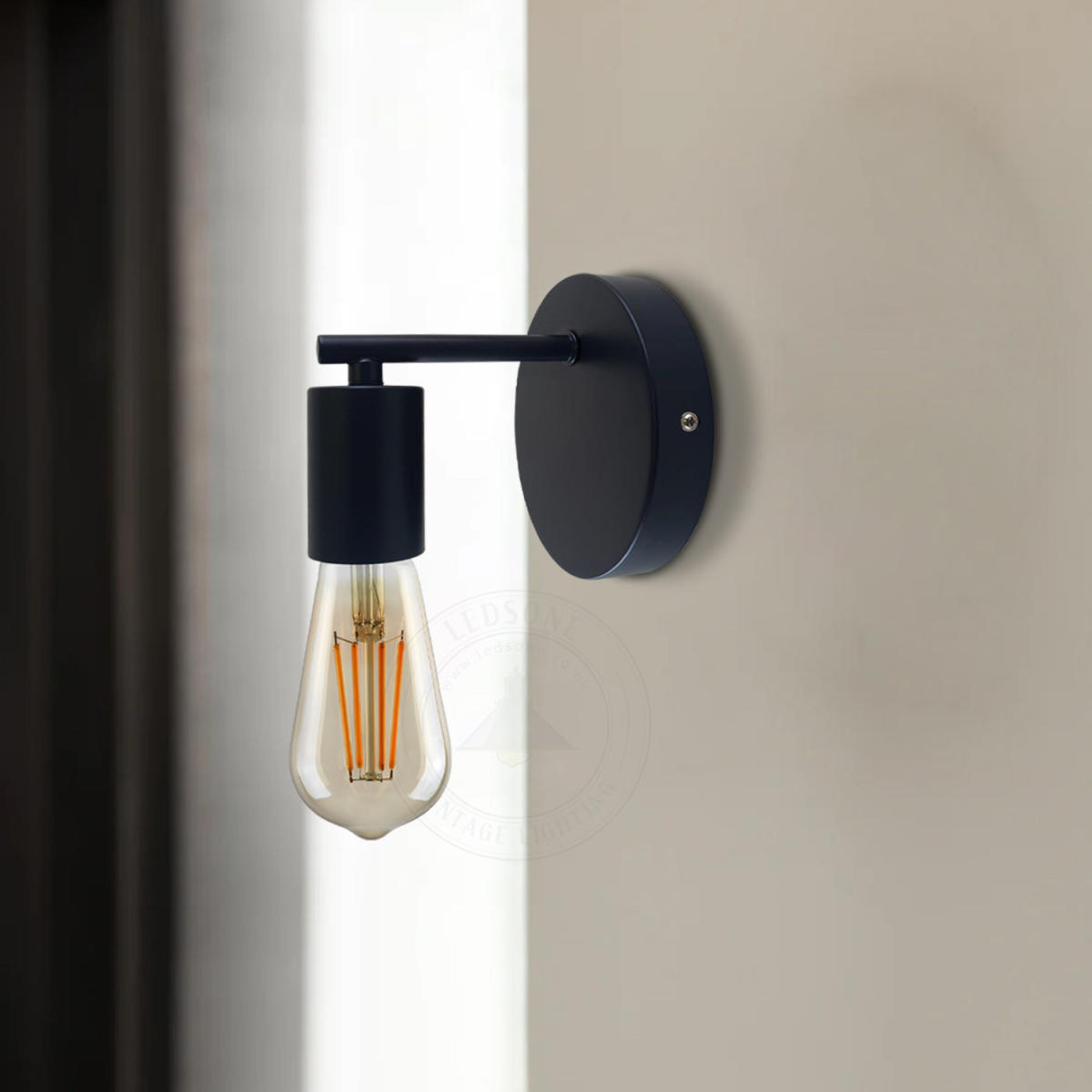 cortex-london-york-industrial-e27-wall-light-black-metal-white-hood-interior