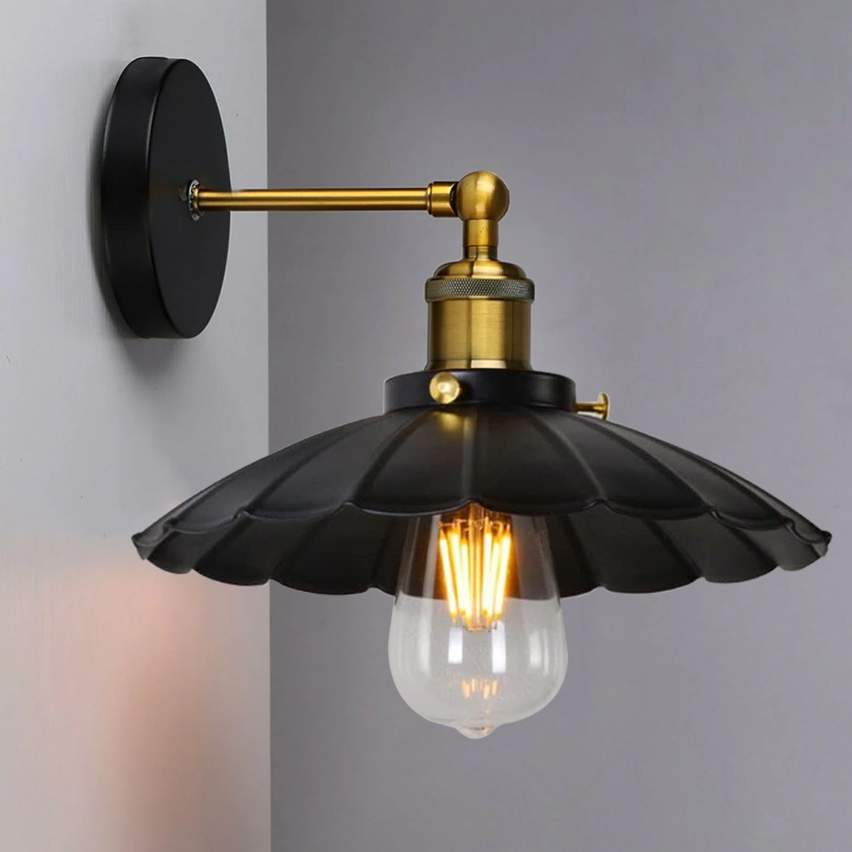 cortex-london-bath-black-metal-e27-wall-light-with-shade