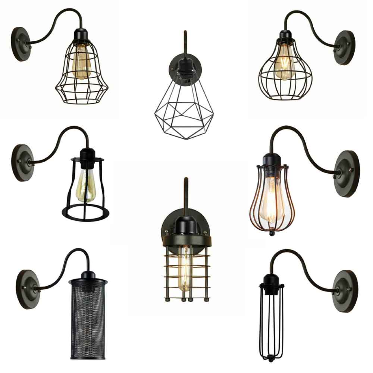 cortex-london-york-vintage-black-cage-wall-light-e27-metal-iron