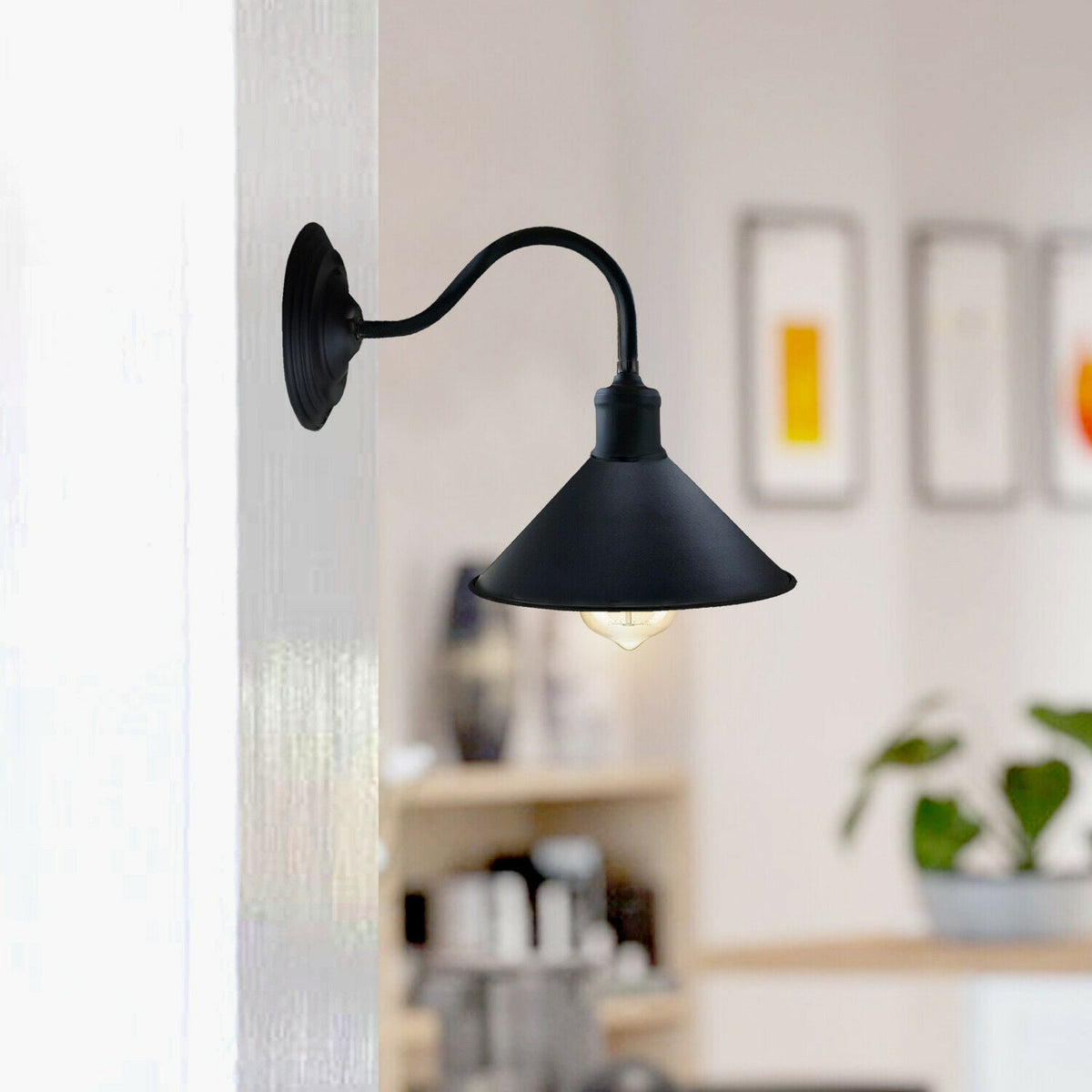 cortex-london-york-vintage-curved-arm-wall-light-e27-metal-cone