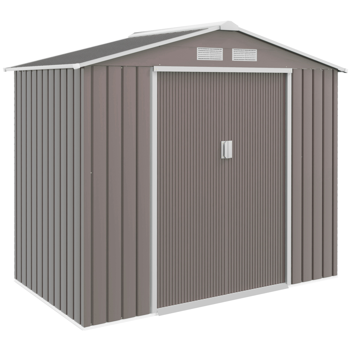 cortex-london-windsor-lockable-galvanised-steel-garden-shed-khaki