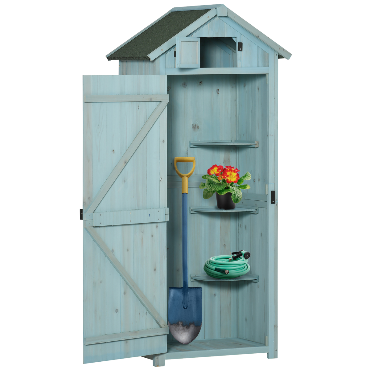 cortex-london-york-garden-tool-storage-cabinet-three-shelves