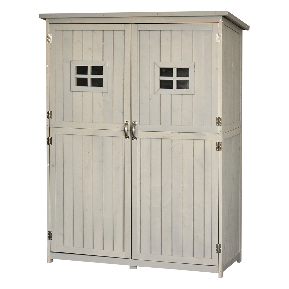 cortex-london-windsor-pine-wood-garden-shed-double-door