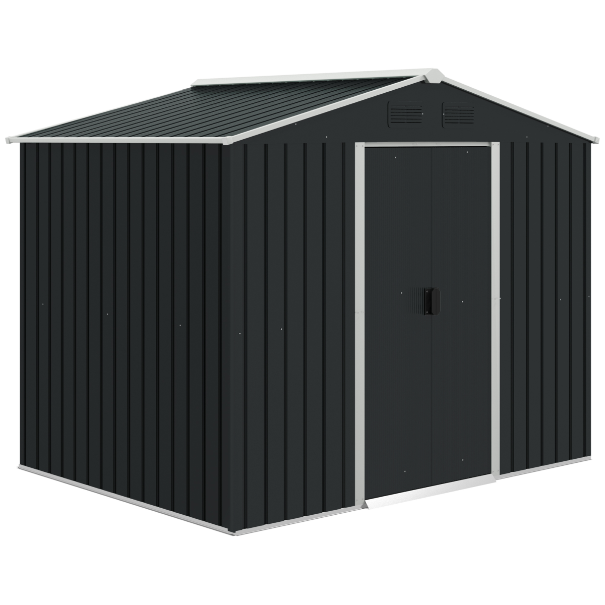 cortex-london-windsor-garden-metal-storage-shed-sliding-doors