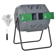 cortex-london-windsor-160l-dual-chamber-tumbling-compost-bin