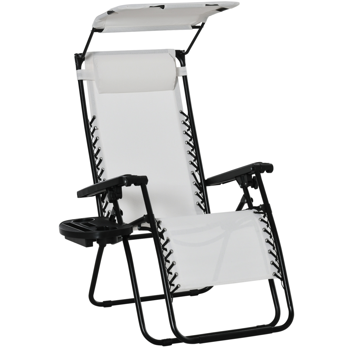 cortex-london-windsor-zero-gravity-garden-chair-with-canopy-beige-steel-frame-texteline-seat