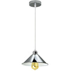 cortex-london-soho-chrome-e27-cone-pendant-light-metal-pvc-95cm-cable