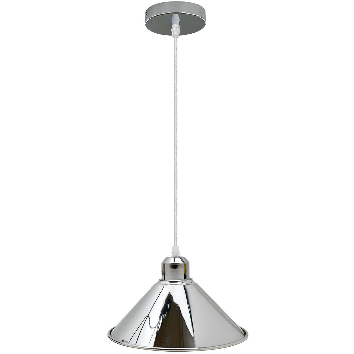 cortex-london-soho-chrome-e27-cone-pendant-light-metal-pvc-95cm-cable