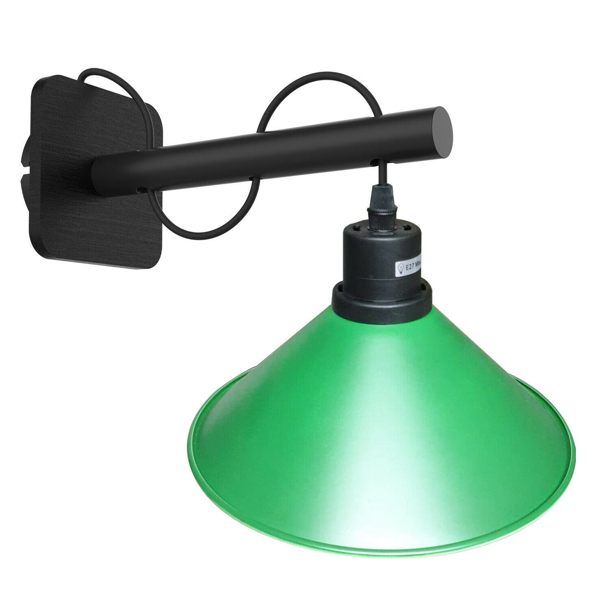 cortex-london-york-industrial-black-green-cone-wall-light-wood-metal