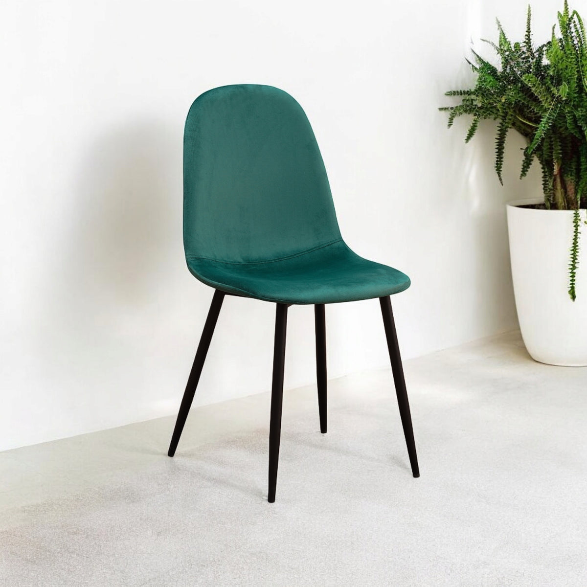 cortex-london-kensington-green-velvet-dining-chair-black-metal-legs