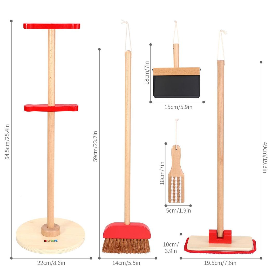 cortex-london-windsor-lelin-wooden-cleaning-kit-pretend-play