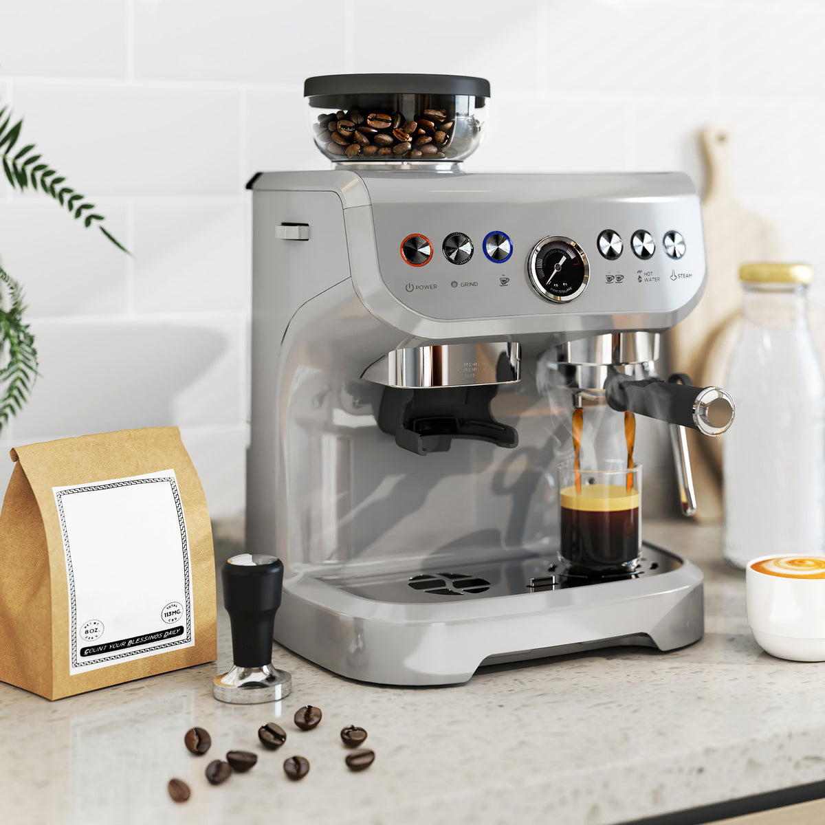 cortex-london-windsor-espresso-machine-bean-grinder-steam-wand-silver