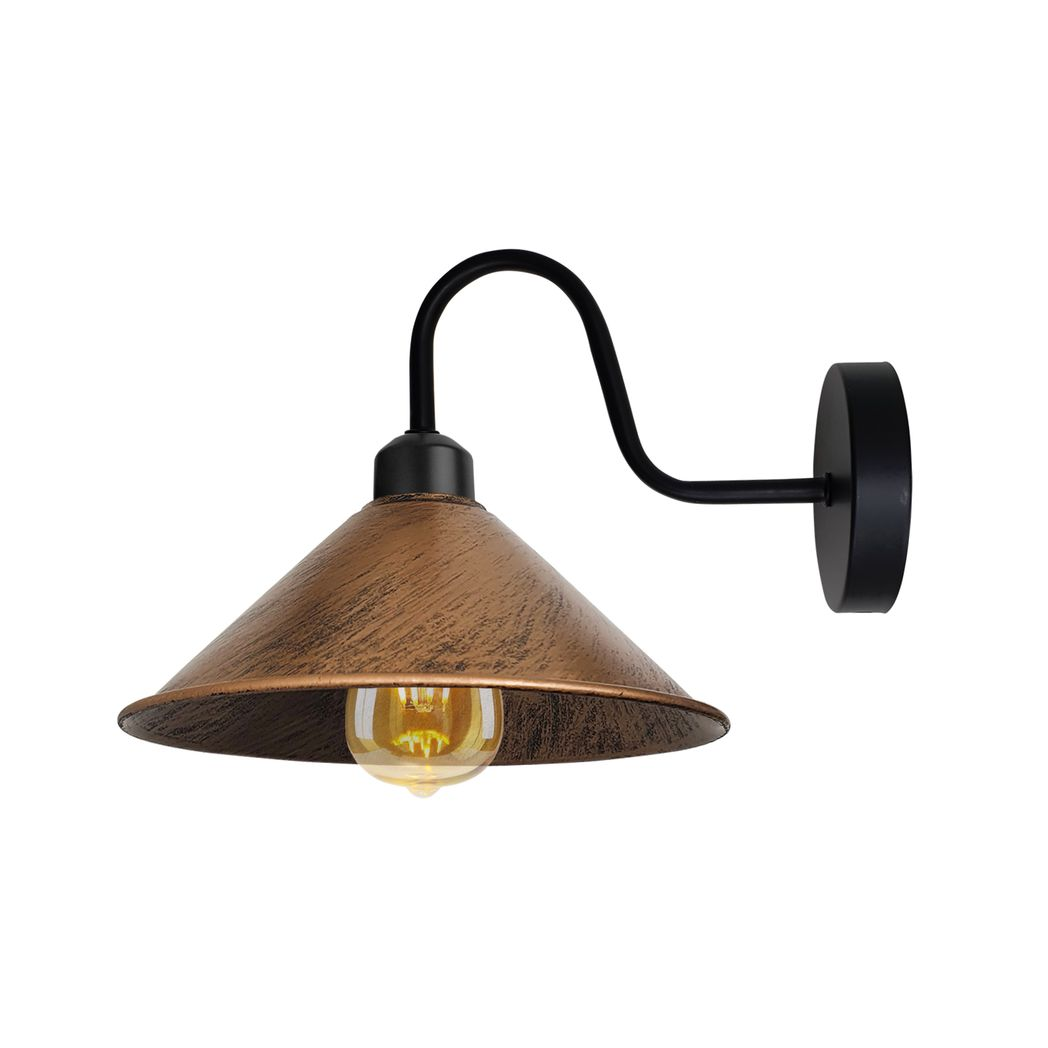 cortex-london-york-brushed-copper-black-swan-neck-wall-light-e27-metal-cone-shade
